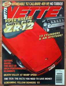VETTE 1992 JULY - SUPERNATURAL, HEINRICY, V-12 VETTE